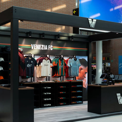 Venezia FC Expands Retail Network With New Store at Venice Marco Polo Airport.