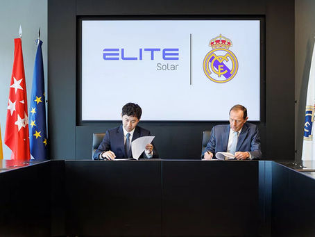 Real Madrid and ELITE Solar Sign Multi-Year Sponsorship Agreement.
