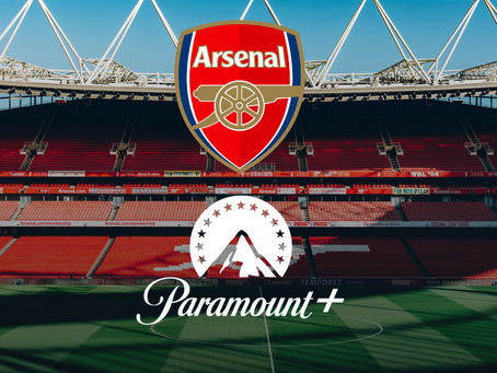 Arsenal Formalises Partnership with Paramount+ for Content and Matchday Activation.