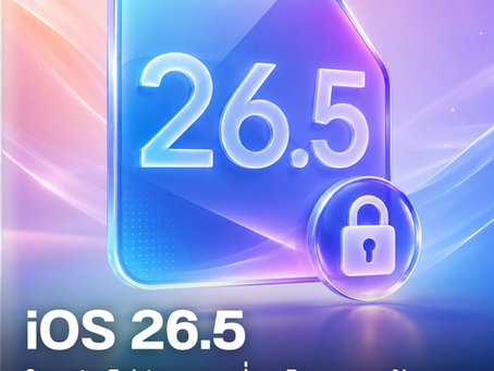 Apple ปล่อย iOS 26.5 อุดรูรั่วกว่า 50 จุด ใครไม่อัปเดต iPhone เสี่ยงโดนเจาะข้อมูล!