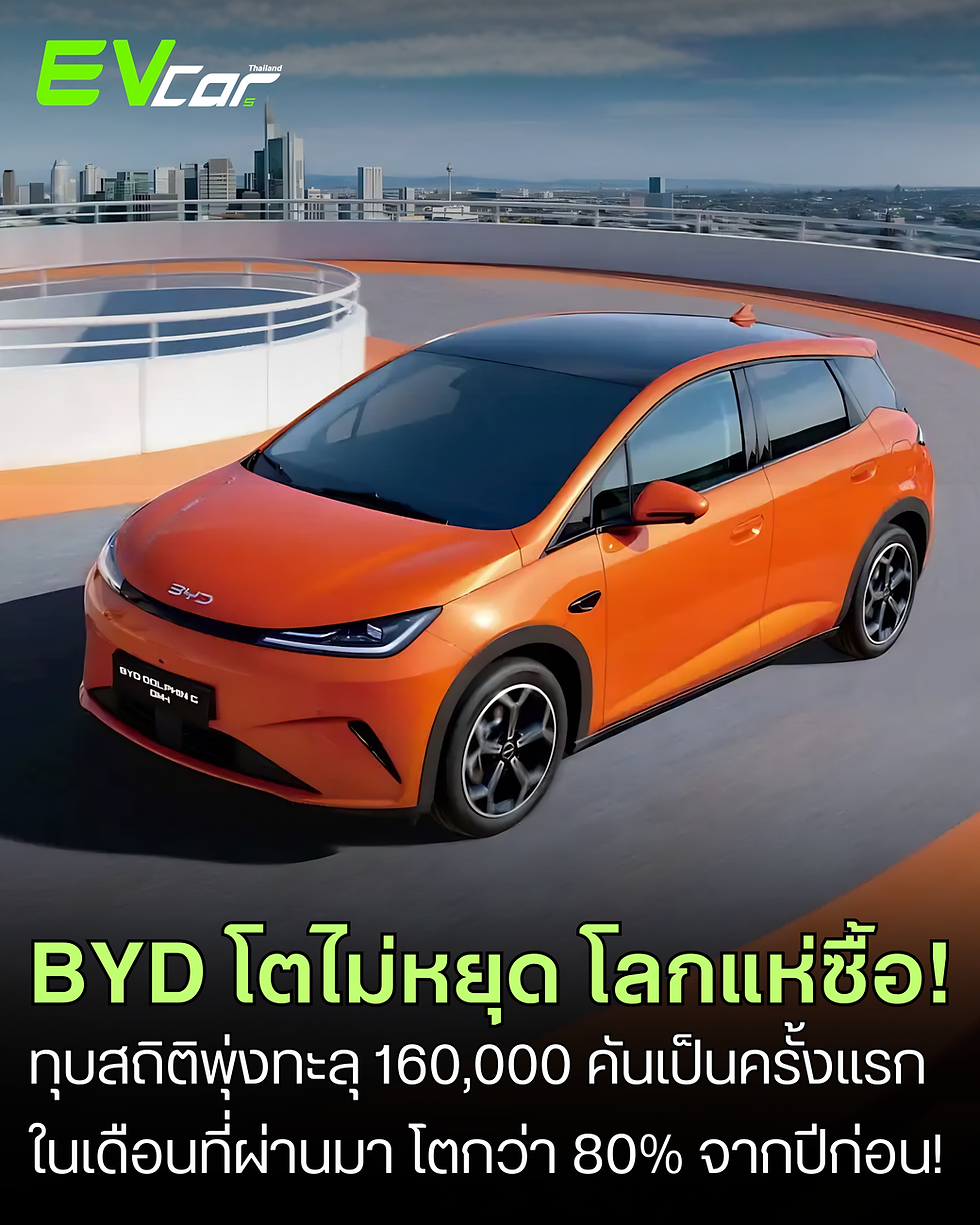 BYD โตไม่หยุด! ตลาดโลกแห่ซื้อ EV จีน ⚡🚘