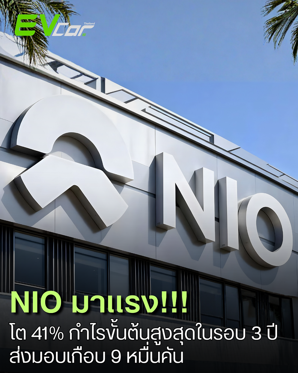 NIO ประกาศผลดำเนินงานไตรมาส 3 (สิ้นสุด 30 กันยายน 2025)