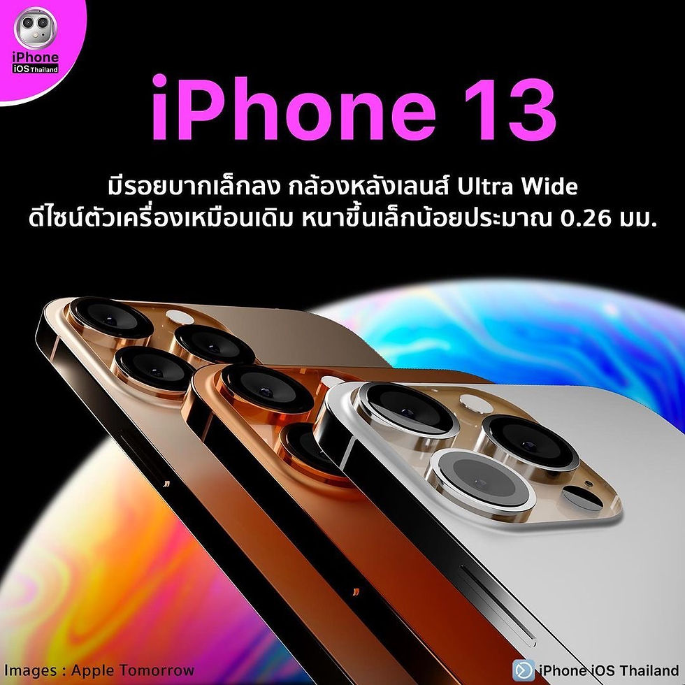 คืนนี้แล้ว!! เปิดตัว iPhone 13 Series 😍