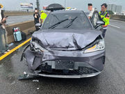 อุบัติเหตุรถชนต่อเนื่อง 6 คัน โทลล์เวย์ขาเข้า บริเวณ กม.12+900