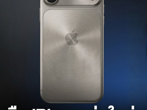📱 ลือ iPhone รุ่นใหม่อาจกลับมาใช้ไทเทเนียมอีกครั้ง!
