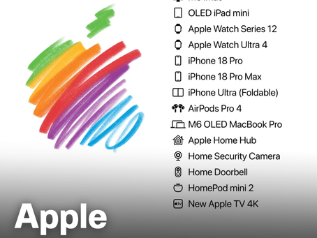 Apple เตรียมเปิดตัวผลิตภัณฑ์ใหม่