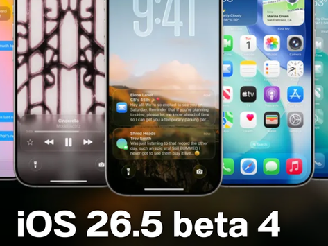 iOS 26.5 beta 4 ได้ปล่อยออกมาให้อัปเดตแล้ว! สำหรับนักพัฒนา