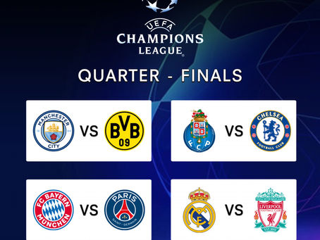 ผลจับสลาก ยูฟ่า แชมเปี้ยนส์ ลีก รอบ 8 ทีมสุดท้าย