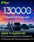 ฉลองยิ่งใหญ่ 4 หมุดหมาย! BYD โชว์ยอดสะสมไทยทะลุ 130,000 คัน คว้าใบรับรอง MiT โรงงานระยองครบ 2 ปี พร้อมเปิดตัว ‘หลิงหลิง คอง’ พรีเซนเตอร์คนแรก