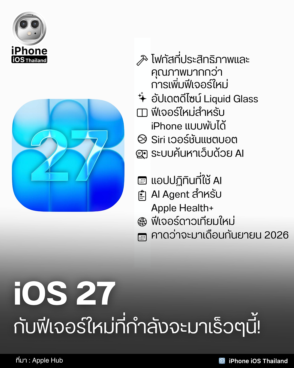 นี่คือฟีเจอร์ใหม่