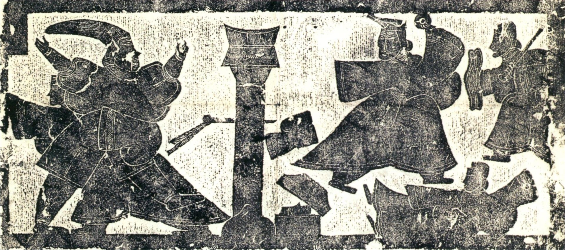 Qi Shi Huang'a yapılan suikasti anlatan bir kabartma.