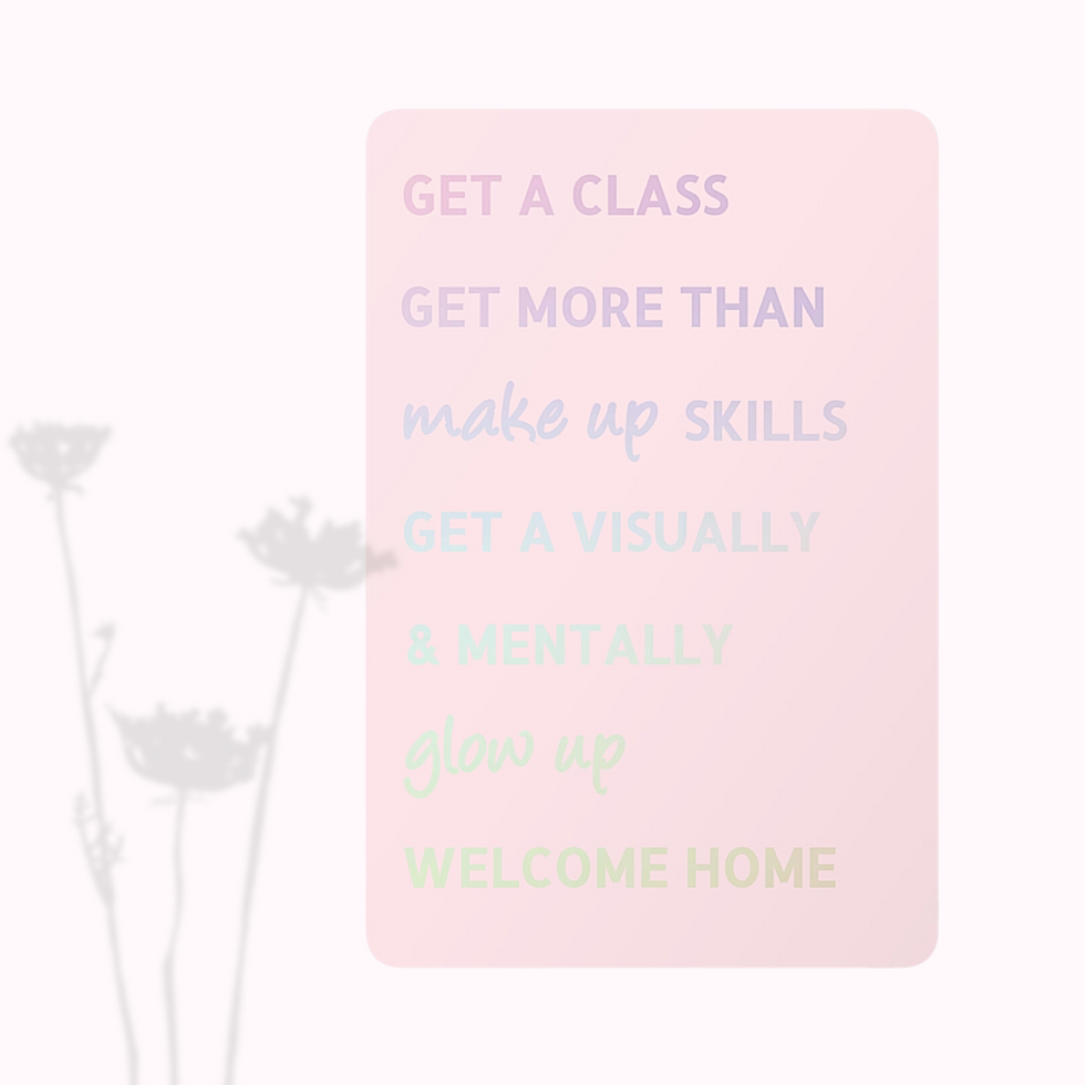 Vorderseite Preisliste Vivien Make Up Studio