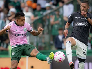Coritiba empata e chega ao quinto jogo sem vitória