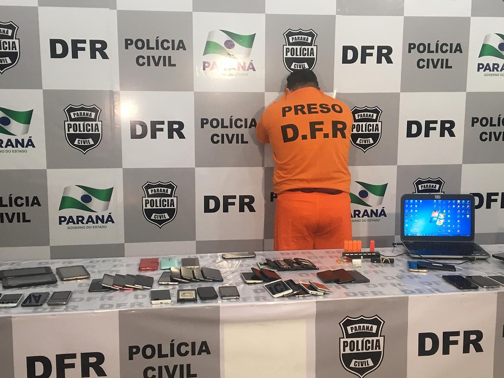 Polícia prende suspeito de fraudar celulares