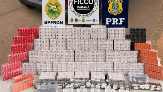 Mais de 3 mil emagrecedores são apreendidos em carro