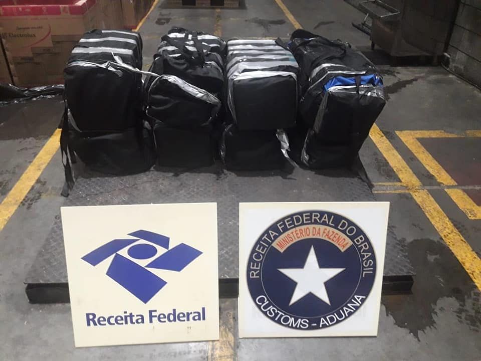 Receita apreende 347 quilos de cocaína no Porto de Paranaguá
