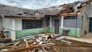 Estragos por temporais suspendem aulas no PR