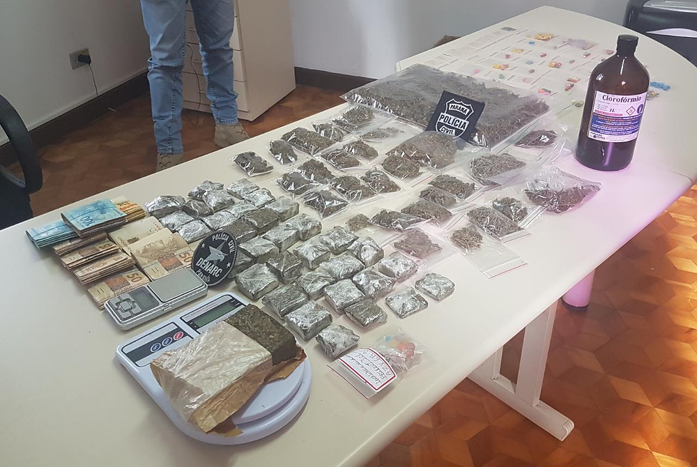 Casal que fornecia drogas sintéticas em baladas é preso