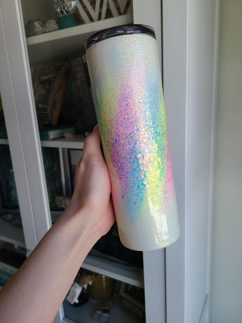 Thumbnail: Unicorn Burst w/Tiny Holographic Flecks 20oz