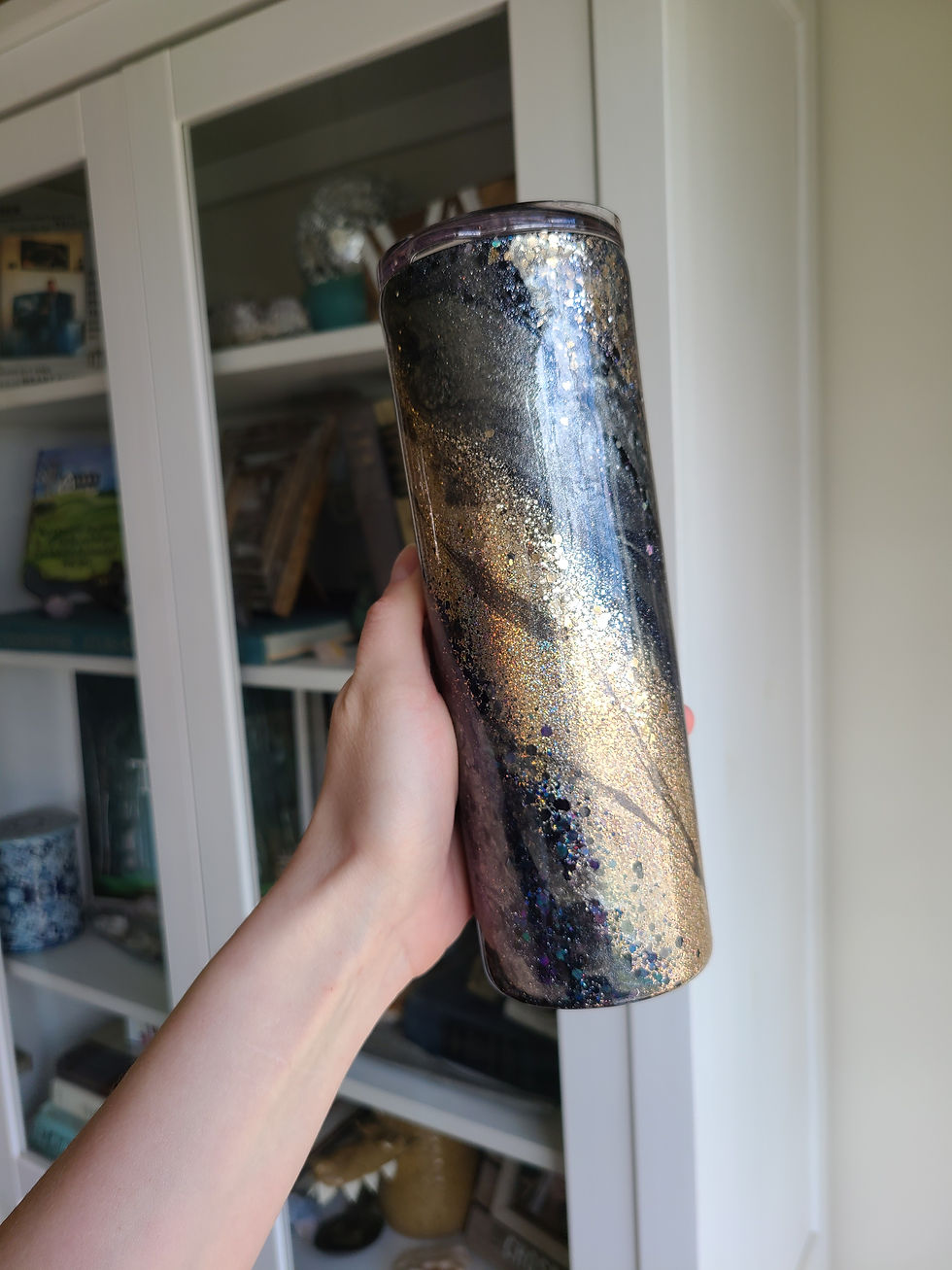 Thumbnail: Black & Gold Marble 20oz