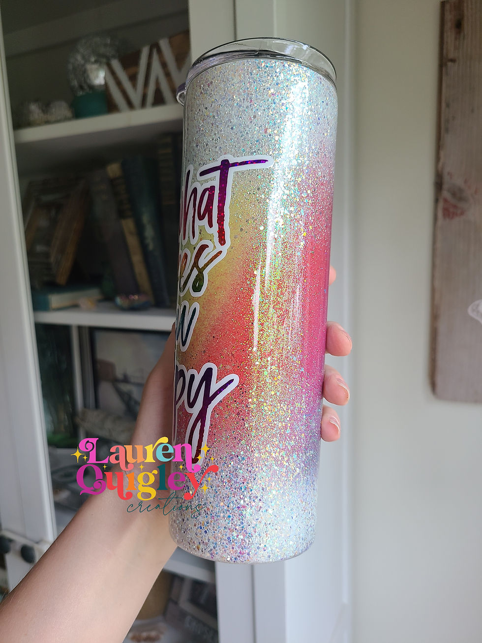 Thumbnail: Do What Makes You Happy 20oz Rainbow Burst