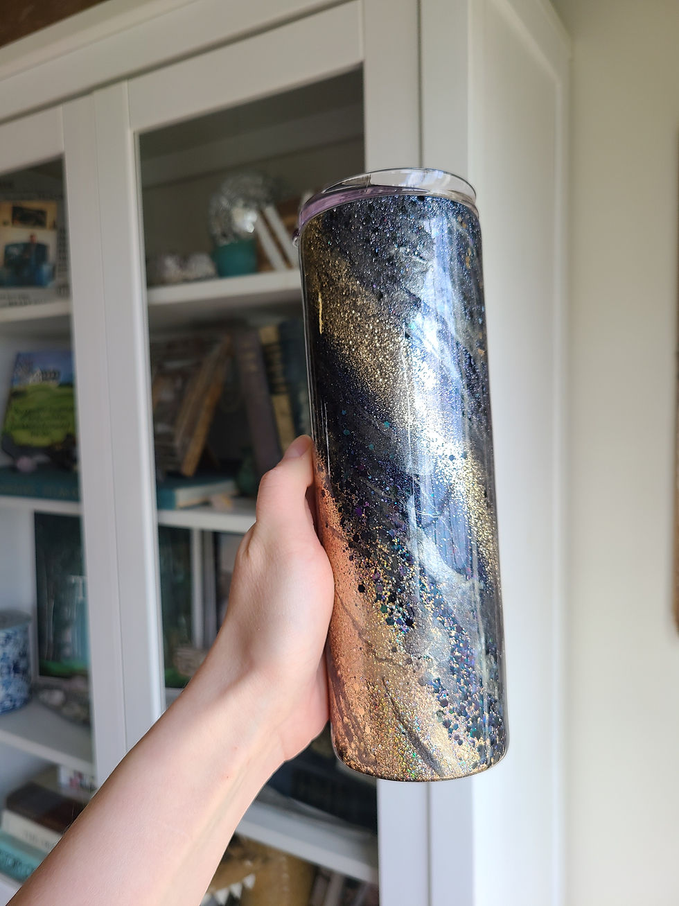 Thumbnail: Black & Gold Marble 20oz