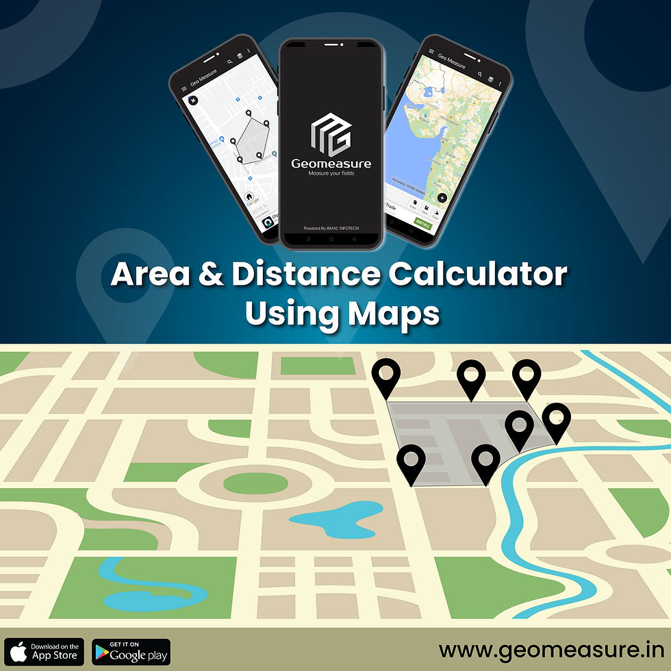 Area & Distance Calculator Using Maps