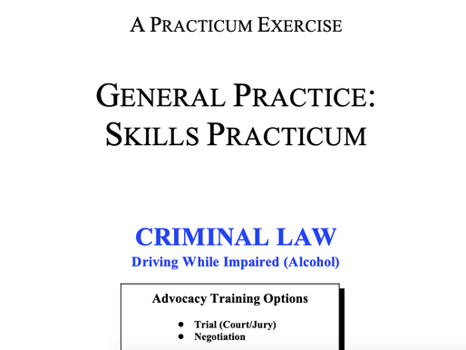 A PRACTICUM EXERCISE: State of Midstate v.James - Criminal Law
