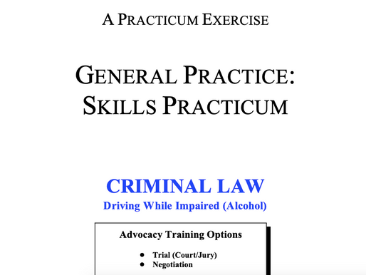 A PRACTICUM EXERCISE: State of Midstate v.James - Criminal Law 