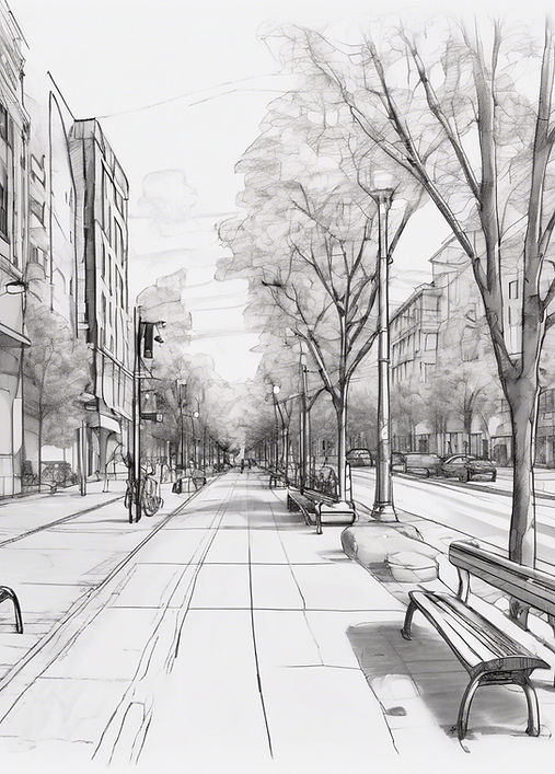 safe streets with benches, wide sidewalks and bikelanes.jpg