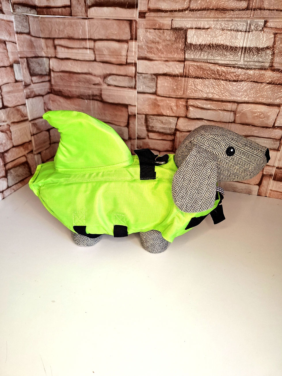 Zwemvest groen met vin S