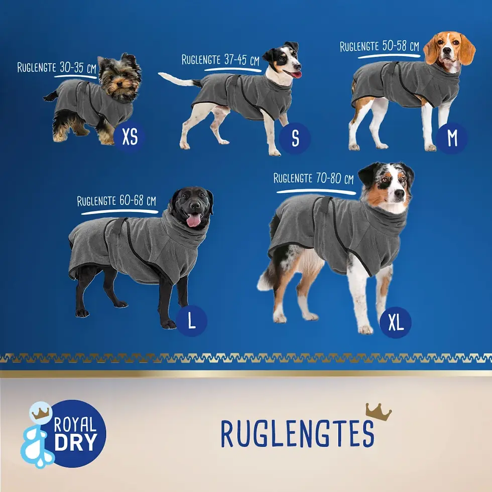 Thumbnail: Royal Dry Badjas Voor Honden