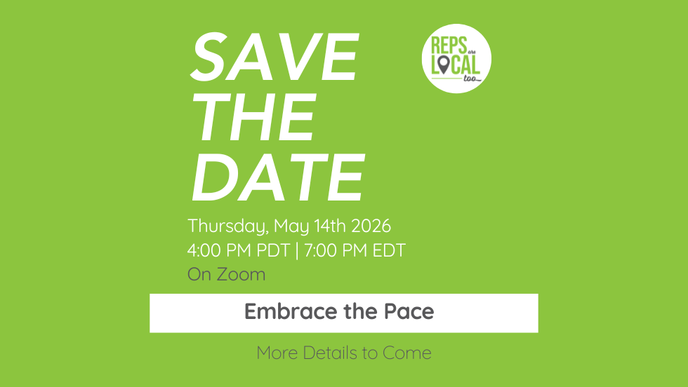 Rep Webinar #8 | Embrace The Pace