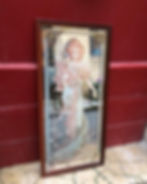 Photo miroir vintage alfons mucha 2
