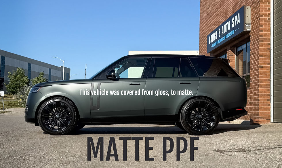 Range Rover Matte PPF Conversion