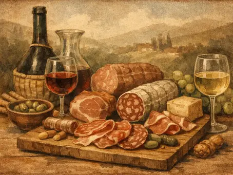 Cosa bere con salumi stagionati a tavola