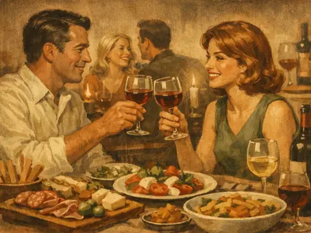 Cena informale con abbinamenti fatti bene