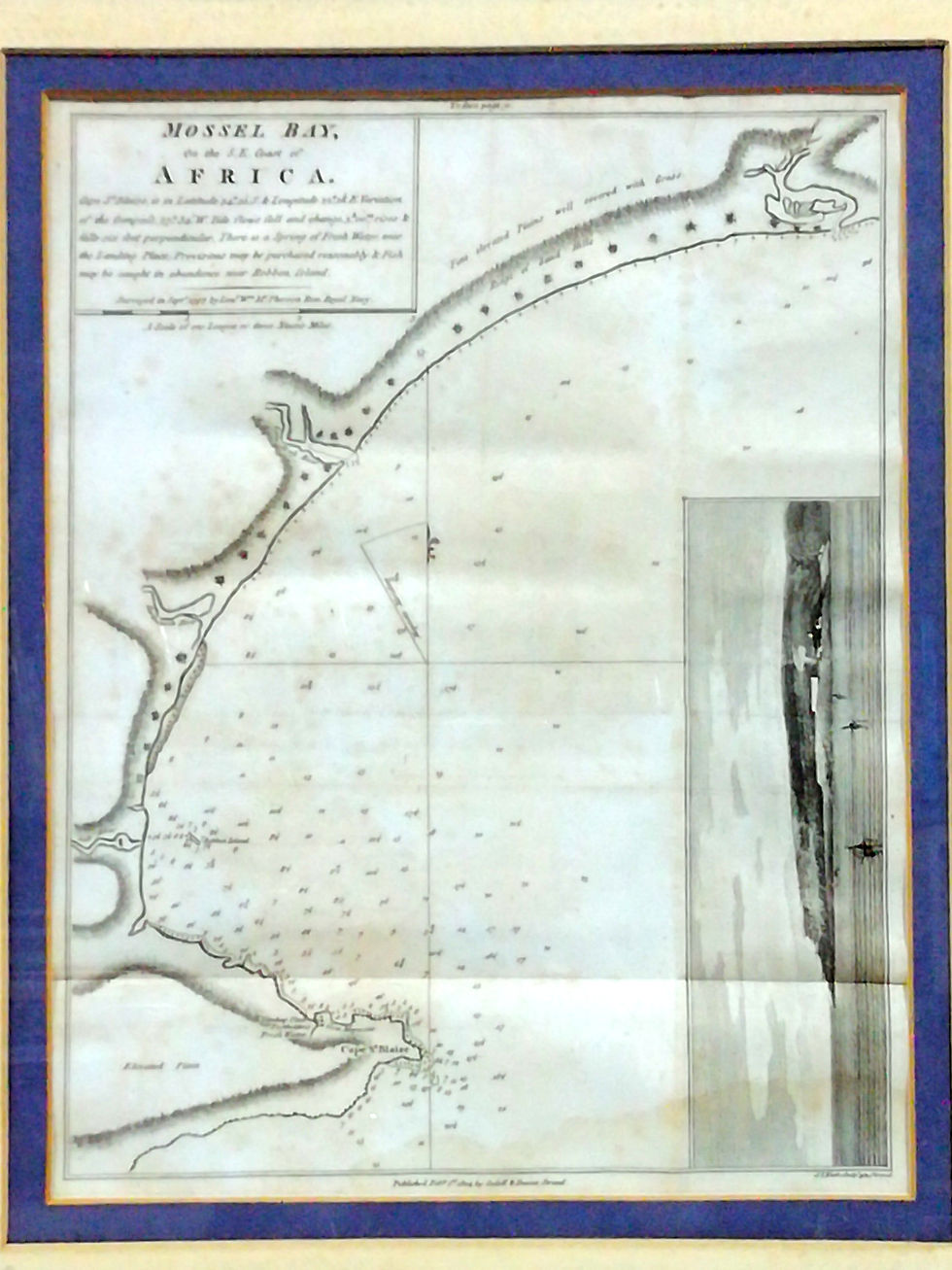 Thumbnail: Mossel Bay on the S.E. Coast of Africa (map) - John Barrow