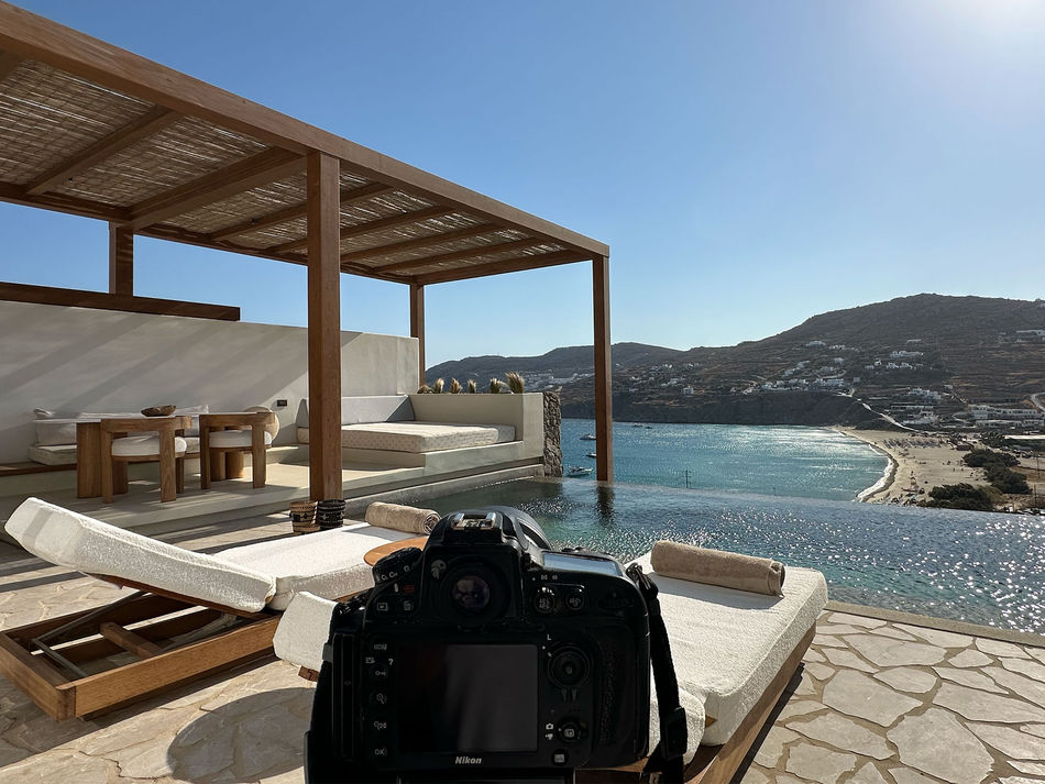 Photo shoot of the day - Kalo Livadi Mykonos island, day1