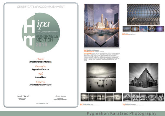 5 honorable mentions at the International Photography Awards 2016