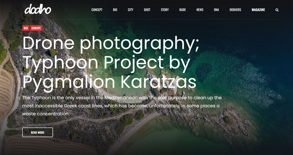 Typhoon Project published on Dodho Magazine