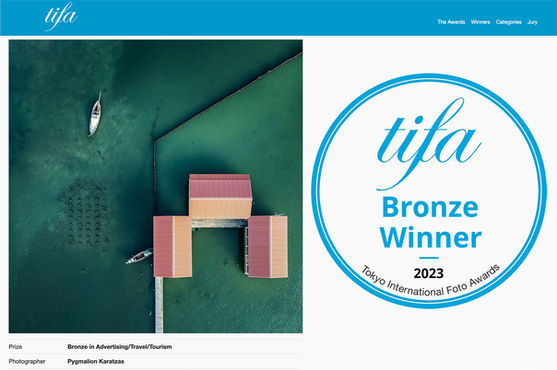 3rd place at TIFA 2023 with 'Messolonghi Lagoon' image