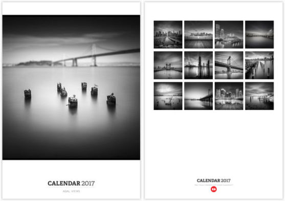 Calendar 2017 with 'AQAL Views' series
