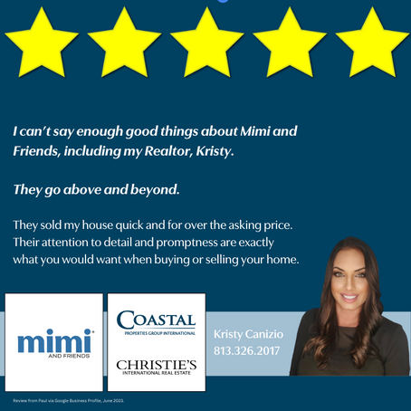 Kristy Canizio: 5 Star Review!