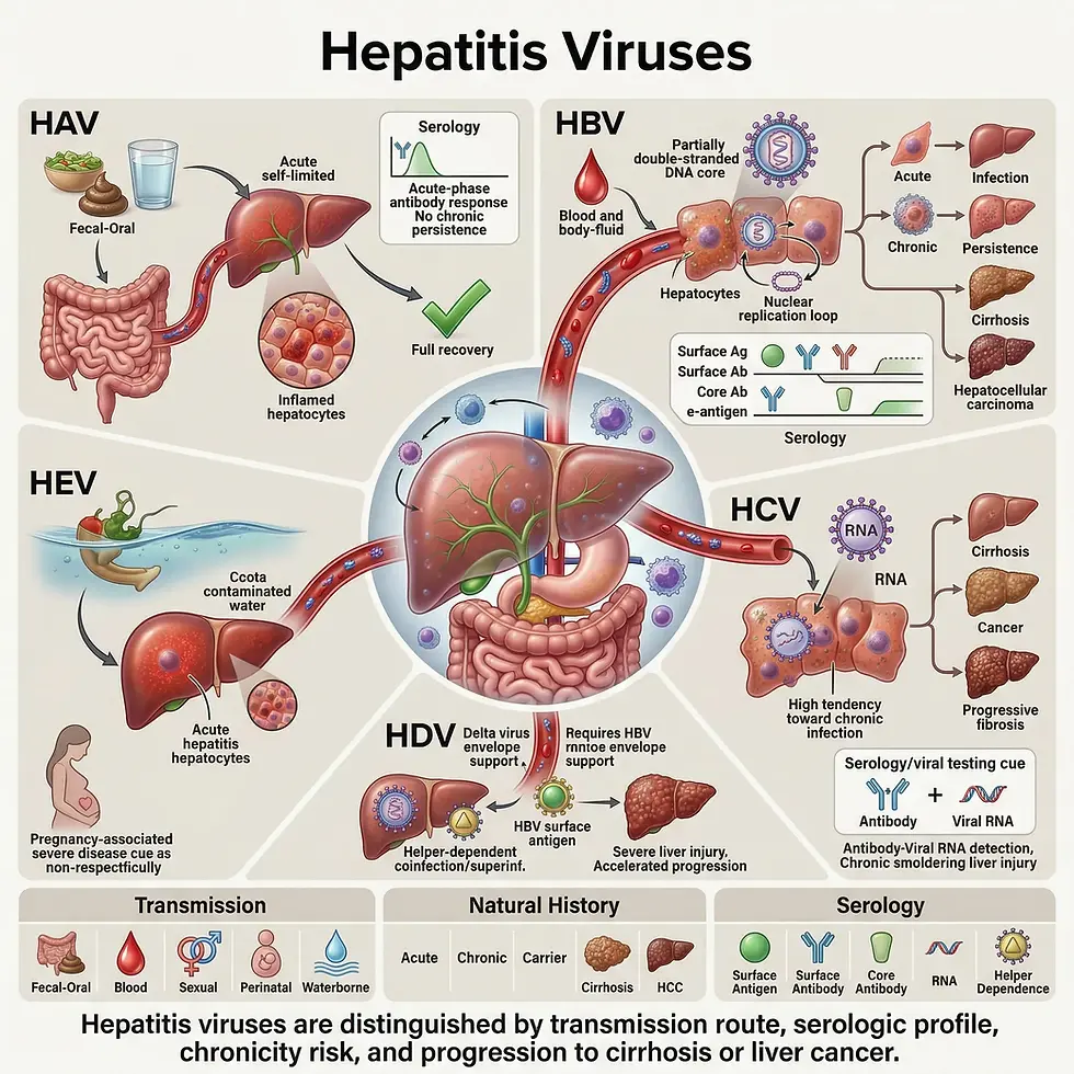 https://www.eduovisual.com/step-1-modules-1/hepatitis-viruses%3A-hav%2C-hbv%2C-hcv%2C-hdv%2C-hev-%E2%80%94-serology%2C-transmission%2C-natural-history%2C-and-complications