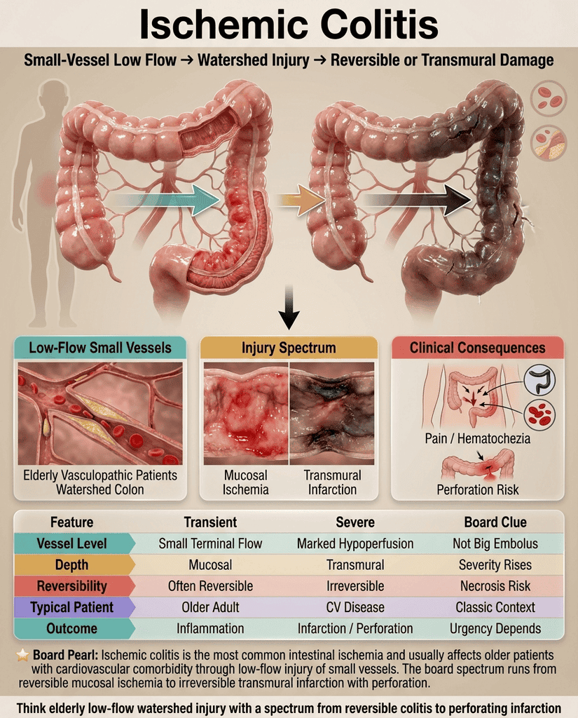 Colitis Schematic Ischemic colitis | Eduovisual