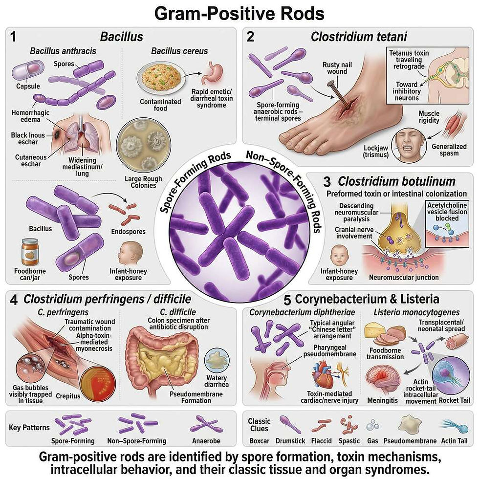 https://www.eduovisual.com/step-1-modules-1/gram-positive-rods%3A-bacillus%2C-clostridium-(tetani%2C-botulinum%2C-perfringens%2C-difficile)%2C-corynebacterium%2C-listeria