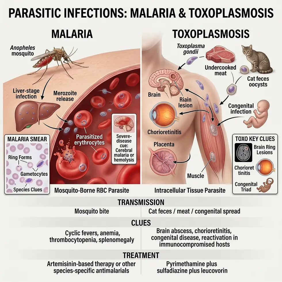 https://www.eduovisual.com/usmle-step-2/parasitic-infections%3A-malaria%2C-toxoplasmosis