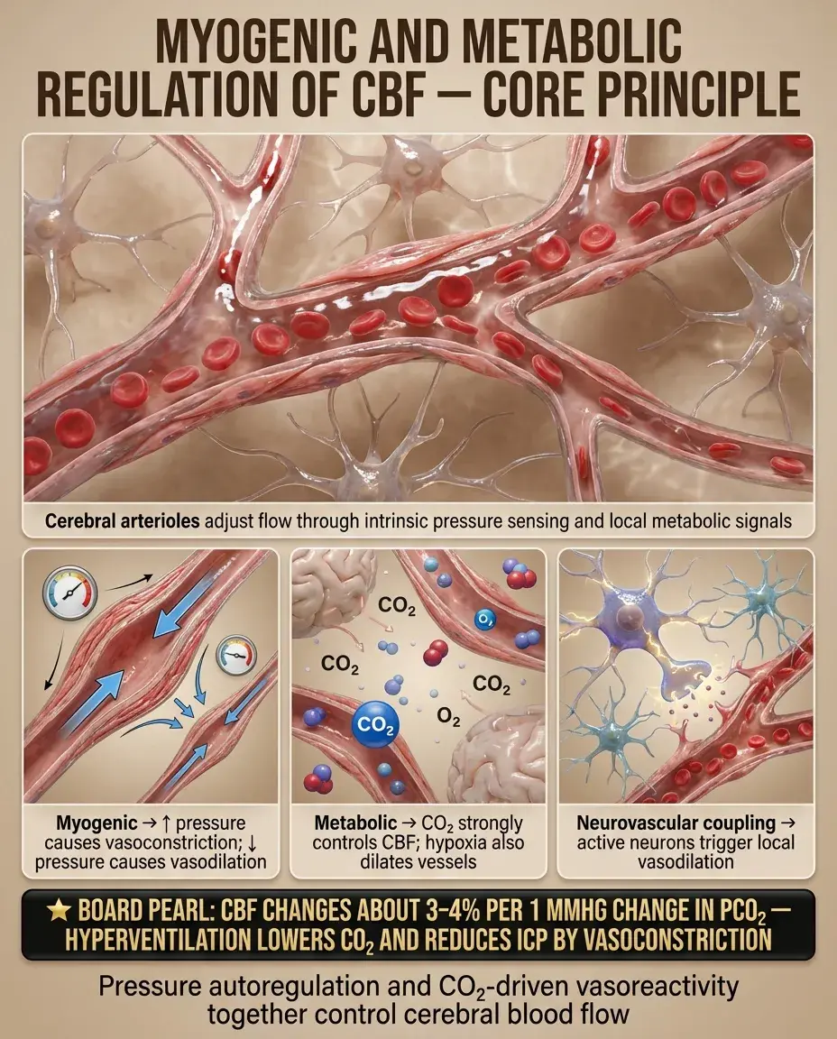 Static Autoregulation Cerebrovascular Circulation and Autoregulation | Eduovisual