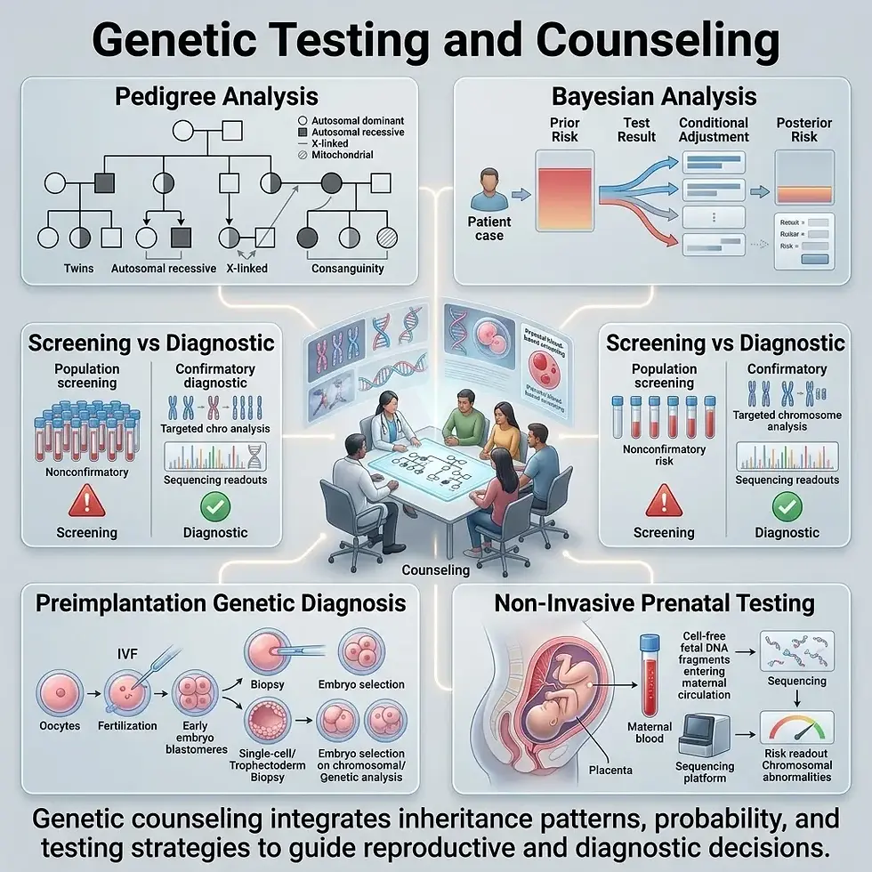 https://www.eduovisual.com/step-1-modules-1/genetic-testing-and-counseling%3A-pedigree-analysis%2C-bayesian-analysis%2C-genetic-screening-vs-diagnostic-testing%2C-preimplantation-genetic-diagnosis%2C-non-invasive-prenatal-testing